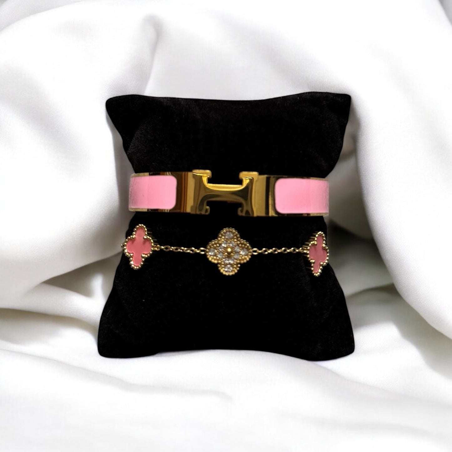 Wardiyyah (Gold & Pink) 2pc Set