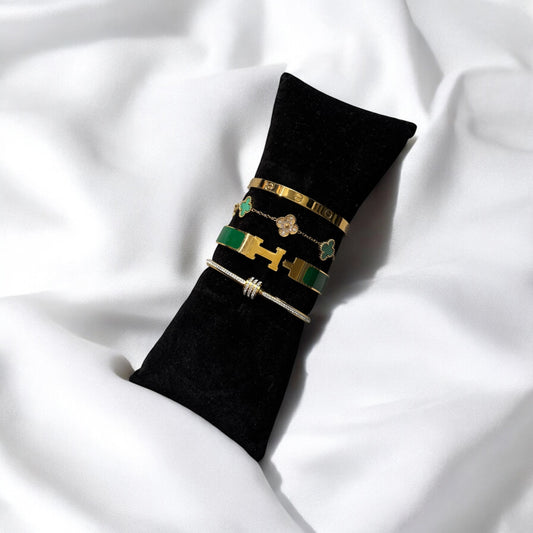 Khadraa (Gold & Green) 4pc Stack