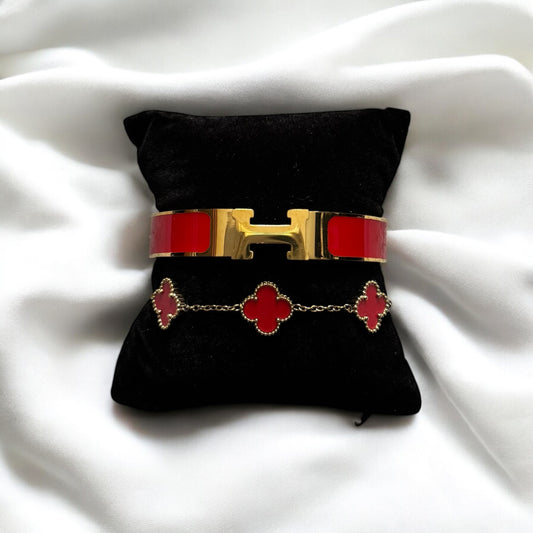 Hamraa (Gold & Red) 2pc Set